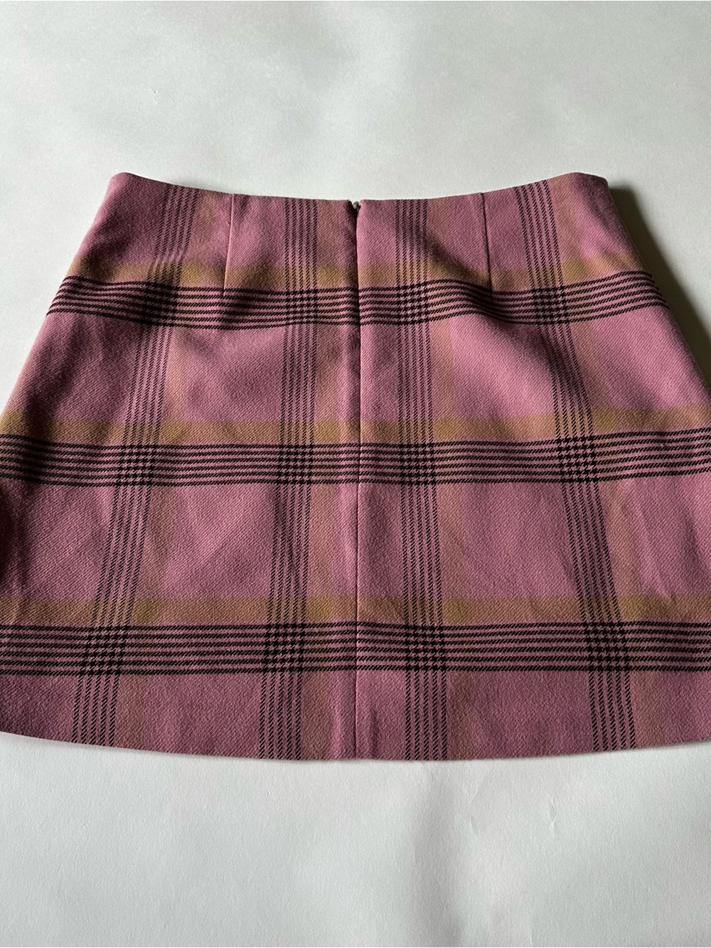 Wilfred Aritzia Classic Plaid Mauve Mini Skirt Size 10 Y2K Clueless Aesthetic - Picture 4 of 7